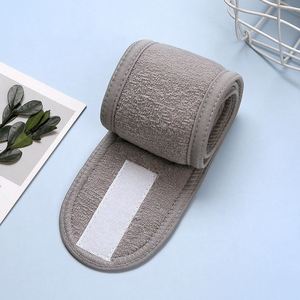 Bandeau post-partum pour femme, en tissu doux, avec fermeture Velcro, pour le lavage du visage et le soin des cheveux, style européen, accessoire de spa et de confinement - Product Image 5