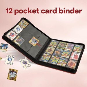 Carpeta de Cuero PU para Tarjetas Coleccionables con 12 Bolsillos y 480 Espacios - Product Image 3