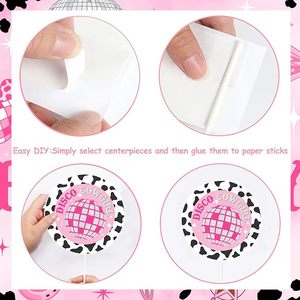 24 Piezas de Accesorios para Fotomatón con Temática del Oeste, Decoraciones para Bodas y Fiestas de Cumpleaños, Artículos para Fiestas de Chicas - Product Image 3