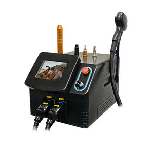 Sistema Láser Compacto de Dos Manijas con Diodo 808 y Enfriamiento por Hielo para Depilación, Láser de Picosegundos para Eliminación de Tatuajes, Cejas, Delineado de Ojos y Manchas en Clínicas - Product Image 2