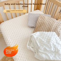 Matelas de berceau doux et chaud, drap de lit pour bébé, ensemble de literie pour nouveau-né, housse de berceau à bulles, couverture de lit pour bébé, hiver