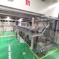 Unité laitière à haute productivité avec pompe et moteur Ligne de production automatique de lait au beurre de lait au chocolat Ghee