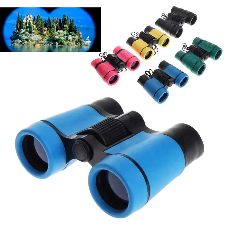 4x30 Kids Outdoor Toy Binoculars Shock Proof Bird Watching Binoculars