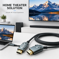 Qiulink 4K HDMI 2 0 Active Optical Cable AOC Heavy Duty 18Gbps 4K 60Hz for Long Distance Projector TV Monitor