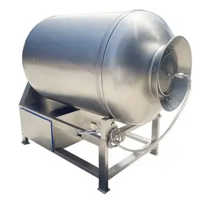 vacuum rotary stainless steel drum meat marinating tumbler