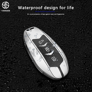 Étui de protection complet en fibre de carbone pour clé de voiture Dongfeng GLORY 580 500 IX5, coque de protection en alliage de zinc, porte-clés, accessoires - Product Image 6