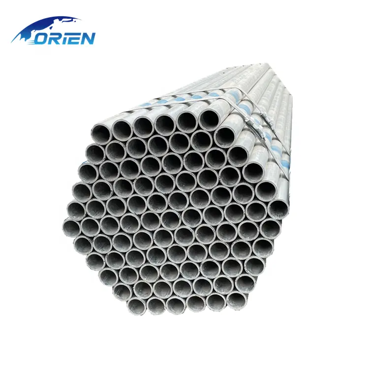 Corrosion Proof High Grade Galvanized Pipe DN15 DN20 DN25 Galvanized Steel Pipe Costom Tiles