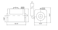 Chauffage d'air diesel auto-alimenté JP Rigorously 1KW 2KW 3KW 4KW pour extérieur, sources de chaleur, chauffage de stationnement pour tente
