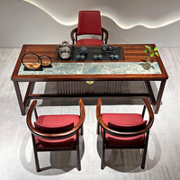 Ensemble de table basse et chaises en chêne moderne, style chinois et design japonais, pour salon et bureau - Vente en gros