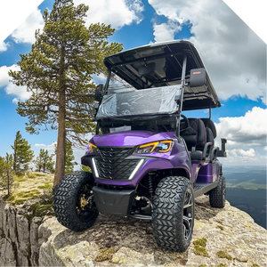 Buggy de golf tout-terrain au design moderne Offre Spéciale 2 + 2 places 7500W Voiturettes de golf électriques Street Legal - Product Image 2