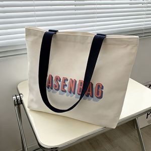 Custom Cotton Canvas Shopping Tote Bag with Pocket Reusable Eco Friendly <b>Mini</b> Canvas Beach Tote Bag - Product Image 3