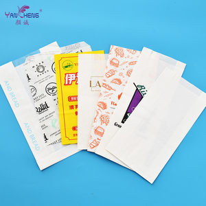Emballage de frites en gros, <span class=keywords><strong>livraison</strong></span> de nourriture, sacs à pain, sacs en papier kraft brun avec fenêtre, emballage de boulangerie - Product Image 1