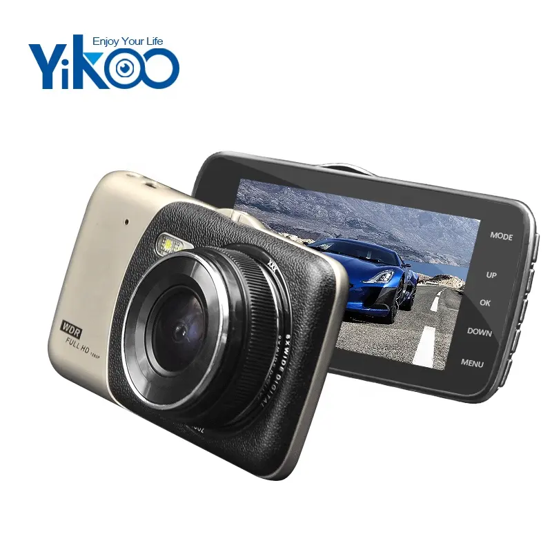 High Quality GセンサーMotion Detection 4 ''Screen 1080 1080p Video Recorder Dvr Hd Car Dash Vehicle Dashboard Camera