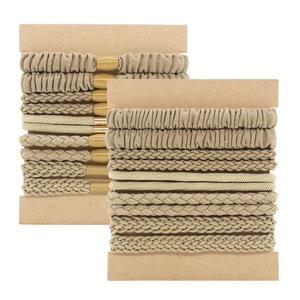 Lot de 10 élastiques tressés ajustables au design simple, pour queue de cheval, bracelet, pour femmes et hommes – Offre Spéciale - Product Image 4