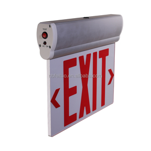 Señal de salida de emergencia <span class=keywords><strong>LED</strong></span> de cuerpo de plástico comercial con certificación <span class=keywords><strong>UL</strong></span> Edge-Lite para señal de salida acrílica de EE. UU. - Product Image 2