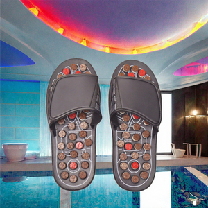 Men's Fashion Large Size <b>Foot</b> Massage Slippers with Thick Sole New Type Outwear with <b>Foot</b> <b>Massager</b> Feature - Product Image 2