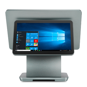 <span class=keywords><strong>15</strong></span>.6 inch Hợp kim nhôm hệ thống <span class=keywords><strong>POS</strong></span> đôi màn hình cảm ứng tiền mặt đăng ký bán hàng End Point <span class=keywords><strong>POS</strong></span> Máy các nhà sản xuất bán buôn - Product Image 3