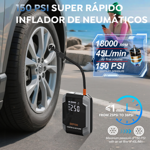 Arrancador de Emergencia Portátil 4 <span class=keywords><strong>en</strong></span> 1 Pro Multifunción de 12V con Bomba de Aire, el Mejor Arrancador de Litio - Product Image 4
