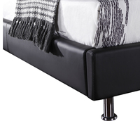 Meubles de chambre à coucher, ensemble de lit noir Antique très bon marché