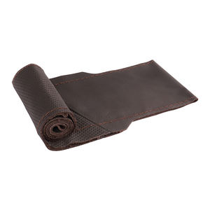 Housse de volant brillant sport Tesla modèle 3 <span class=keywords><strong>Logo</strong></span> housse de volant universel cousu à la main en cuir personnalisé pour Honda pour <span class=keywords><strong>Vw</strong></span> - Product Image 5