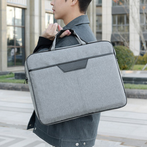 Bolso bandolera elegante de microfibra Oxford de 15.6 pulgadas, con cubierta de ocio, personalizado, tipo maletín, de cuero, para portátil, para hombre. - Product Image 6