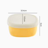 Boîte à lunch en silicone résistante aux hautes températures avec couvercle, pour micro-ondes et conservation au réfrigérateur, idéale pour le travail