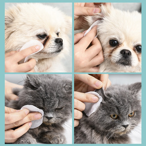Lingettes pour les yeux des animaux, nettoyant pour les taches de larmes des chats, lingettes jetables pour le nettoyage des oreilles des chiens, pour les soins des animaux - Product Image 5