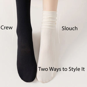 Chaussettes de sport pour femme, deux façons de les porter, respirantes et offrant une sensation de fraîcheur glacée, légères comme des plumes pour l'été - Product Image 3