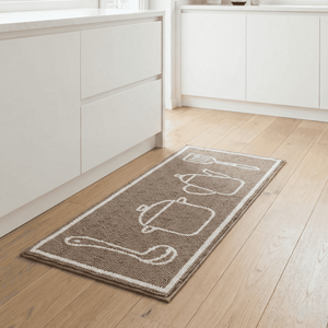 Tapis de couloir lavables à base de caoutchouc fabriqués à la machine, antidérapants, en polypropylène jacquard, longs tapis de cuisine - Product Image 4