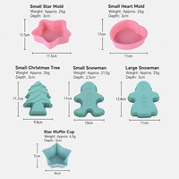 Moule en silicone de Noël, moule à gâteau en forme de sapin de Noël, moule de cuisson de qualité alimentaire pour chocolat, bonbons, mousse, ustensiles de cuisson personnalisés pour les fêtes