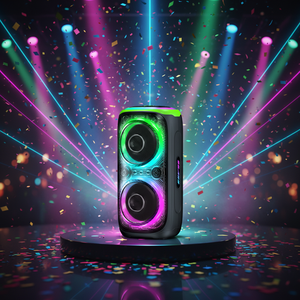 Altavoz Portátil de Audio de Bajo Precio, Modelo Privado Party Box <span class=keywords><strong>710</strong></span>, Doble Altavoz de 8 Pulgadas, PA, Conferencia, Bluetooth, Karaoke, con Ruedas - Product Image 3