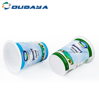 Vasos de plástico desechables para hacer helados, de gelatina PP, personalizables, IML, 140ml