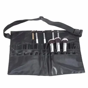 PVC Apron Artist Belt Strap Make Up Bag Cosmetic Brush Bag Makeup Brush Holder