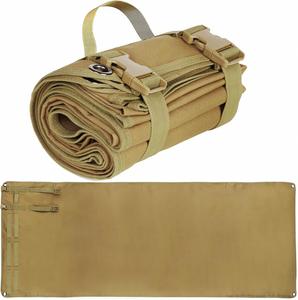 Tapis d'entraînement portable en PVC camouflage pour les voyages en pleine nature et le camping, tapis extérieur durable résistant à l'humidité - Product Image 4