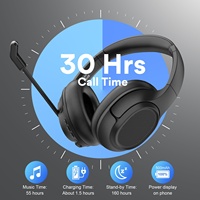 EKSA-auriculares inalámbricos H6 con Bluetooth 5,0, dispositivo de audio para oficina, Dongle, USB, ENC, con micrófono y cancelación de ruido, para ordenador