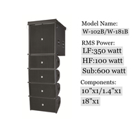 Système de sonorisation de haut-parleurs Line Array de 10 pouces Cvr Line Array Audio professionnel