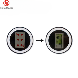 Carta da Poker <span class=keywords><strong>specchio</strong></span> di piccole dimensioni scompaiono espediente magico-prop Street Illusion Close-up trucchi interessanti Accessoire - Product Image 2