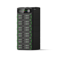 Station de Recharge Commerciale Personnalisée pour Téléphones Portables, Station de Charge Multiple Empilable 24 Fentes, Distributeurs Automatiques de Téléphones Mobiles avec PDV