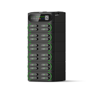 Thương mại điện thoại di động Trạm Sạc tùy chỉnh nhiều Trạm Sạc Stackable 24 Khe cắm điện thoại di động máy bán hàng tự động với POS - Product Image 4