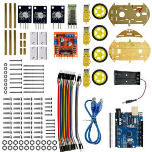 Kit de Proyecto Electrónico OKY5018 al por Mayor, Coche Robótico Programable para Ensamblar, para Laboratorio STEM Escolar - Product Image 5