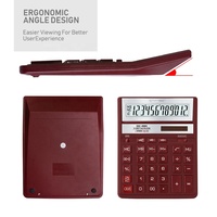 Calculatrices de devises professionnelles à 14 chiffres mignon en plastique bureau fournitures scolaires bureau promotionnel bureau Machine à calculer