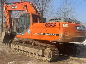 Doosan DX300LC Crawler Excavator 14-Year-Old 30T Large Construction Equipment Sale Core Components-Bearing Construction Works