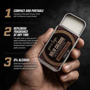 Baume <span class=keywords><strong>de</strong></span> parfum masculin naturel au bois <span class=keywords><strong>de</strong></span> santal, sans <span class=keywords><strong>alcool</strong></span>, rafraîchissant, format voyage compact, pour marque privée et achat en gros - Product Image 4