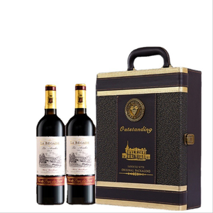 Luxury Premium Excellent Quality PU Leather Wine Wooden Box Wooden Storage Box