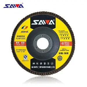 SAWAアルミニウム研磨フラップディスク115mm80グリット研削ホイールディスク研削溶接サンディング用