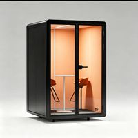 Bilik Tes Pendengaran Modular Aluminium Alloy Berkualitas Tinggi Harga Terjangkau, Ruang Audiometri Mobile Kedap Suara, Kantor Rumah Kontemporer