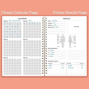<span class=keywords><strong>Agenda</strong></span> de Fitness Myway 2026 para Mujeres y Hombres, Libro de Registro de Entrenamientos A5, Registro de Ejercicios, Registro de Progreso en un Libro Espiral - Product Image 4