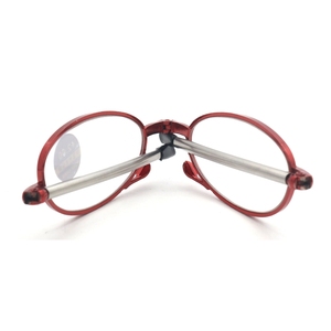 Hot Selling Red <strong>Mini</strong> Retractable PC Frame <strong>Reading</strong> <strong>Glasses</strong> Easy Carry Foldable Design - Product Image 4