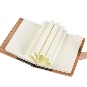 A5 Dày Sáng tạo PU da bìa cứng Retro mật khẩu có thể khóa máy tính xách tay - Product Image 3