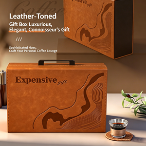 Juego de Regalo Premium de Cafetera <span class=keywords><strong>Moka</strong></span> de 5 Piezas con Taza de Vidrio, Logotipo Personalizado, Promoción Corporativa - Product Image 3